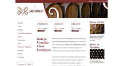 Desktop Screenshot of bodegamendiko.com
